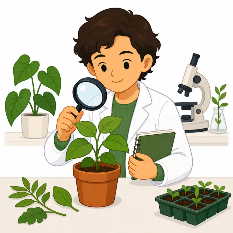 botanist（植物学者・名詞）の覚え方イラスト — botanist は botany（植物学）を知っていると覚えやすい語で、語尾 -ist は artist, pianist, scientist などと同じく「その分野の人」を表…