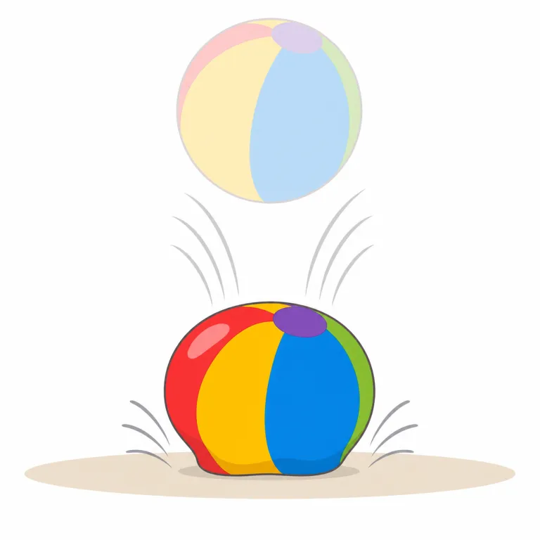 bounce（跳ねる・動詞）の覚え方イラスト — このエントリでは bounce を「物や体が軽く弾むように跳ねる」と覚えます