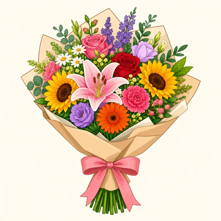 bouquetの覚え方イラスト