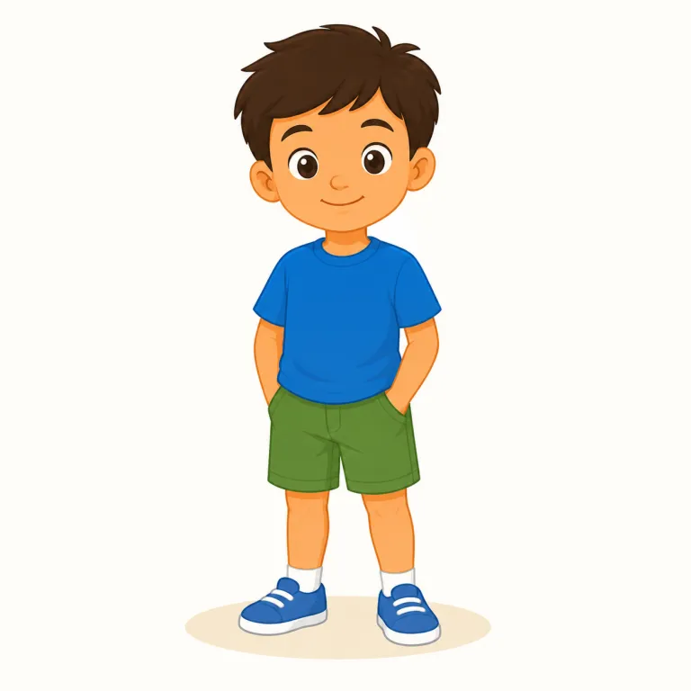 boy（男の子・名詞）の覚え方イラスト — 最初は「小さな男性」という軸で固定すると覚えやすい語