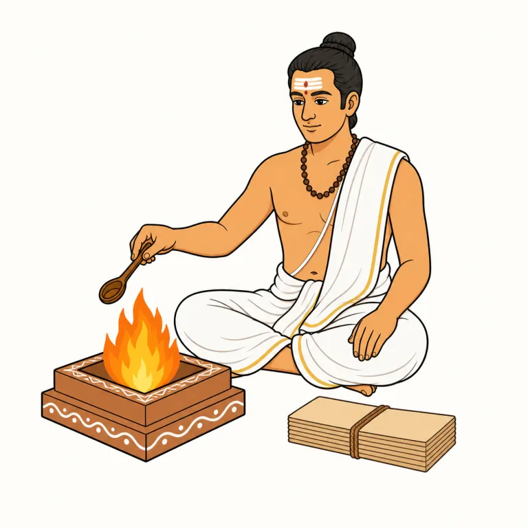 brahmana（バラモン（祭司階級・文献）・noun）の覚え方イラスト
