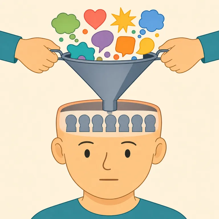brainwash（洗脳・動詞）の覚え方イラスト — brain と wash が見えれば、「頭の中を洗って元の考えを流し去る」という強いイメージで覚えやすいです