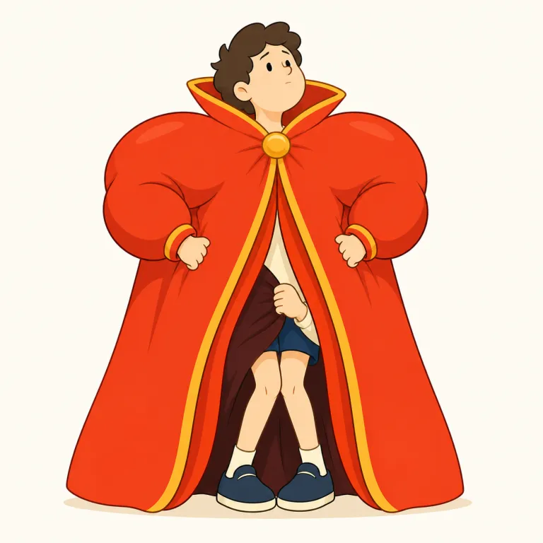 bravado（虚勢・名詞）の覚え方イラスト — brave を連想すると入口は作れますが、bravado は「本当に勇敢」ではなく、勇敢そうに見せる演出です