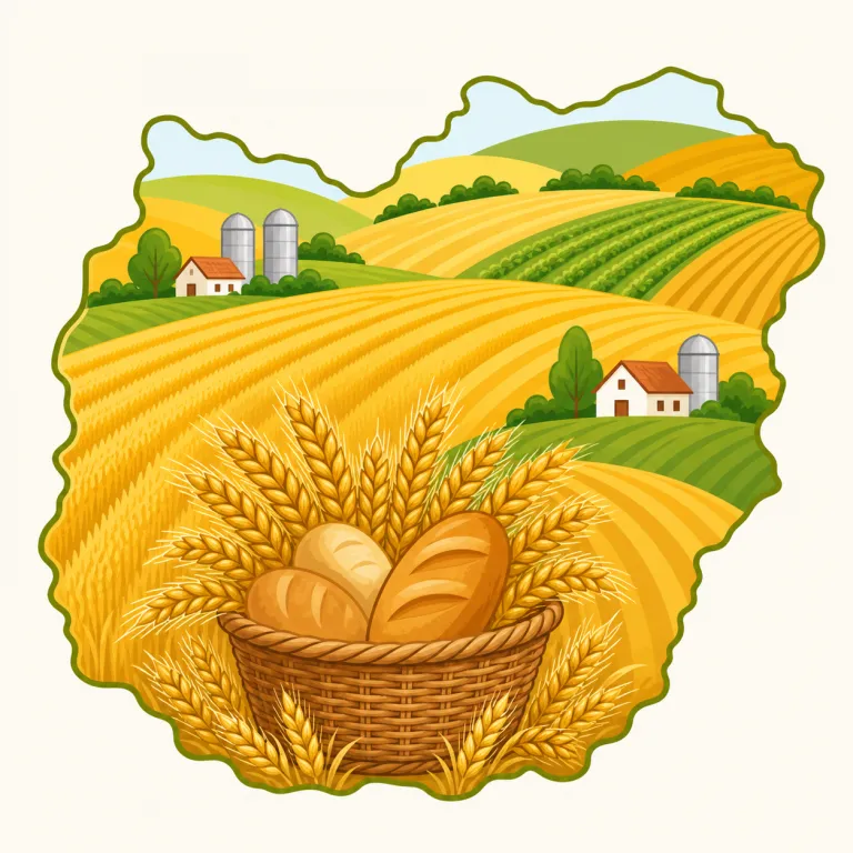 breadbasket（穀倉地帯・名詞）の覚え方イラスト — bread と basket に分けて覚えるのが最短です