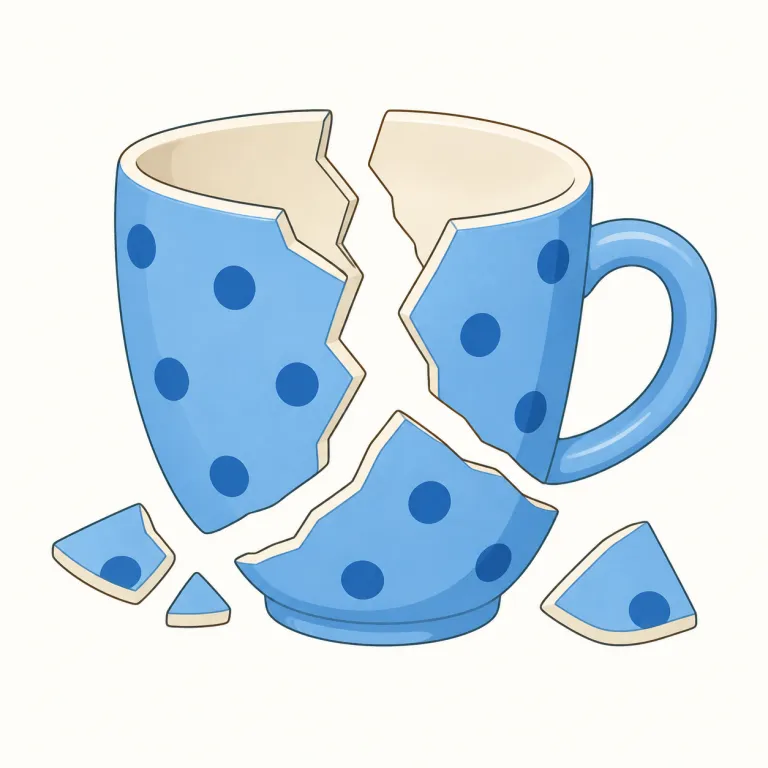breakage（破損・名詞）の覚え方イラスト — break を知っていれば核はそのまま見える語です