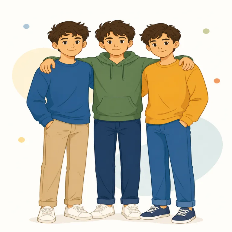 brethren（同胞たち・名詞）の覚え方イラスト — brother の複数は普通 brothers ですが、brethren はその“特別版”として覚えると残ります