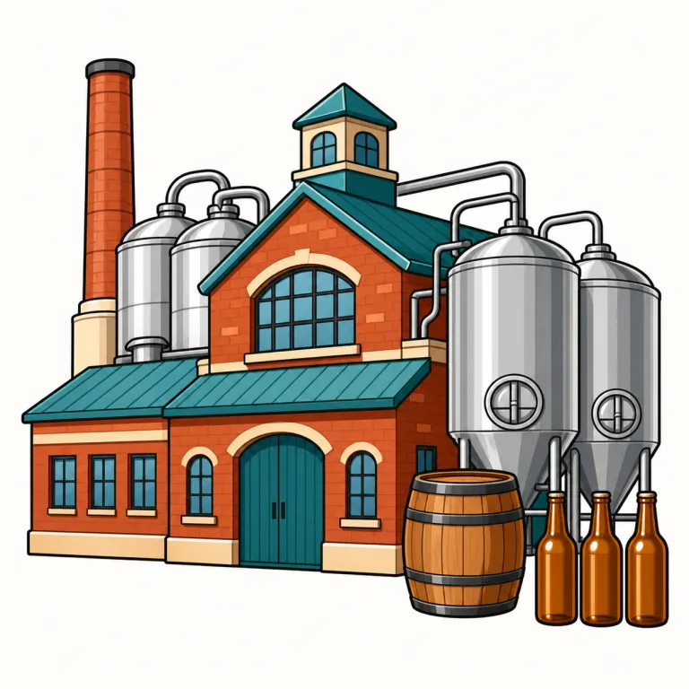 brewer（醸造会社・noun）の覚え方イラスト