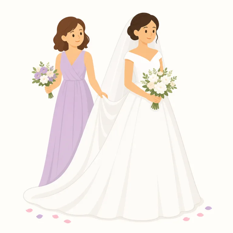 bridesmaidの覚え方イラスト