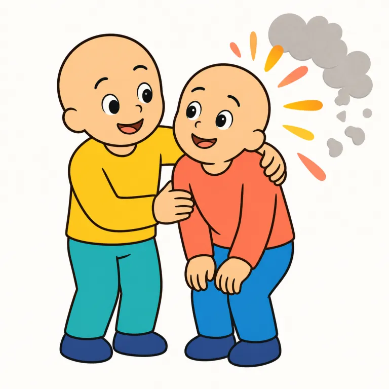 brighten（元気づける・verb）の覚え方イラスト
