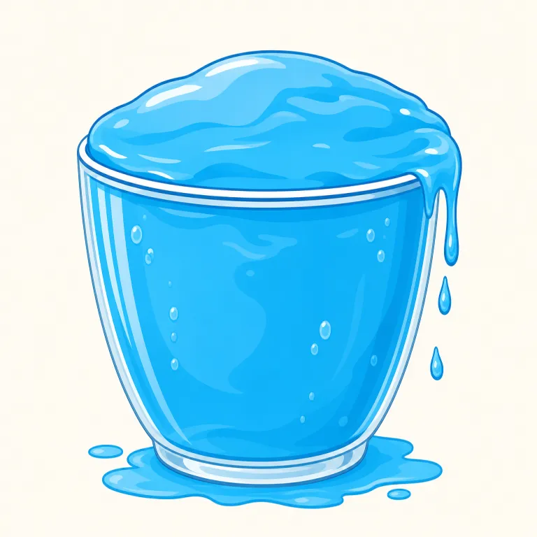 brim（あふれる・verb）の覚え方イラスト
