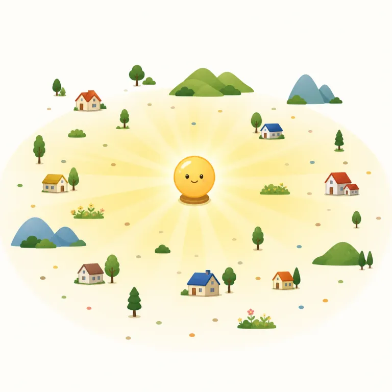 broadly（広く・副詞）の覚え方イラスト — broadly を「広い面に色が塗られている」イメージで覚えると、この語の守備範囲がつかみやすいです