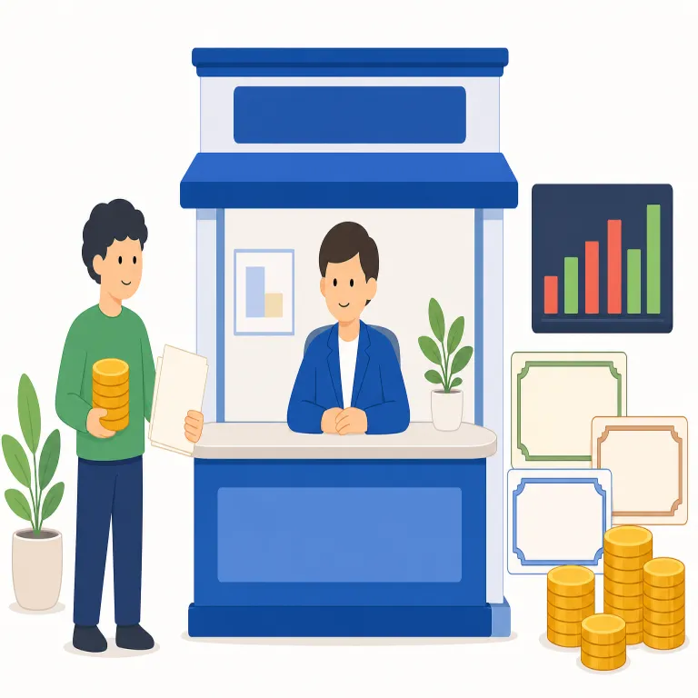 brokerageの覚え方イラスト