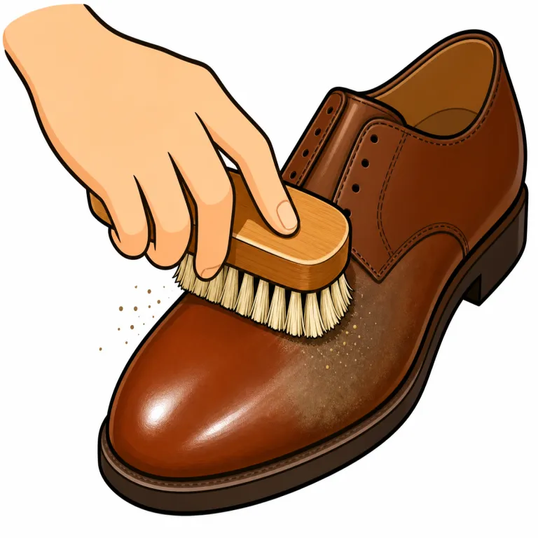 brush（磨く・verb）の覚え方イラスト
