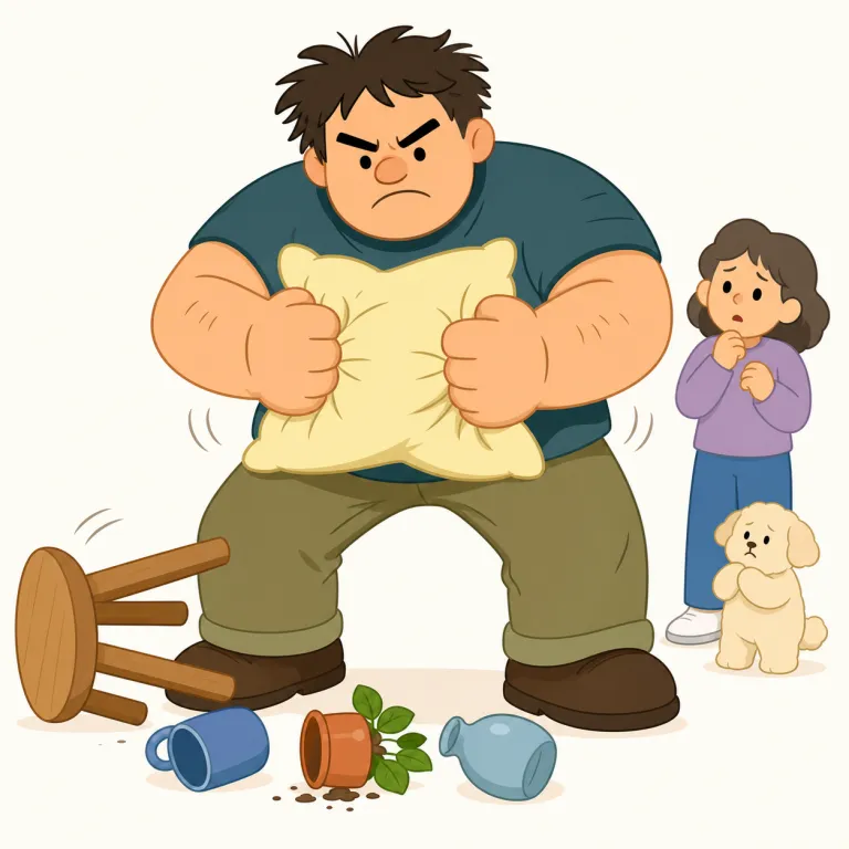 brute（けだもの、粗暴な人・noun）の覚え方イラスト