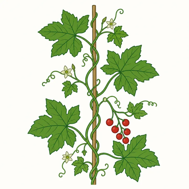 bryony（ウリ科のつる植物・noun）の覚え方イラスト