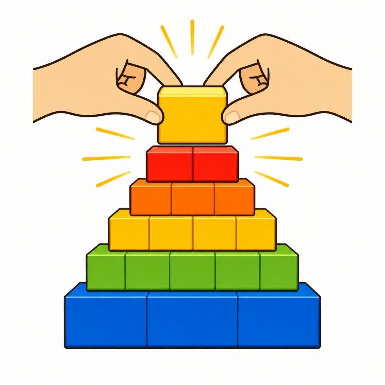 build up（増やす、強める・phrasal_verb）の覚え方イラスト