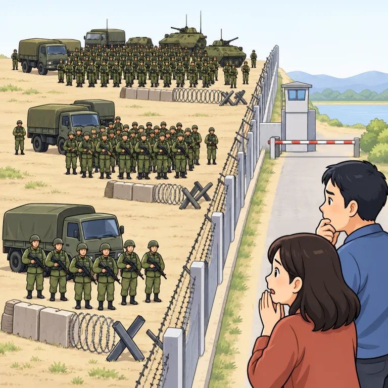 buildup（増強・noun）の覚え方イラスト
