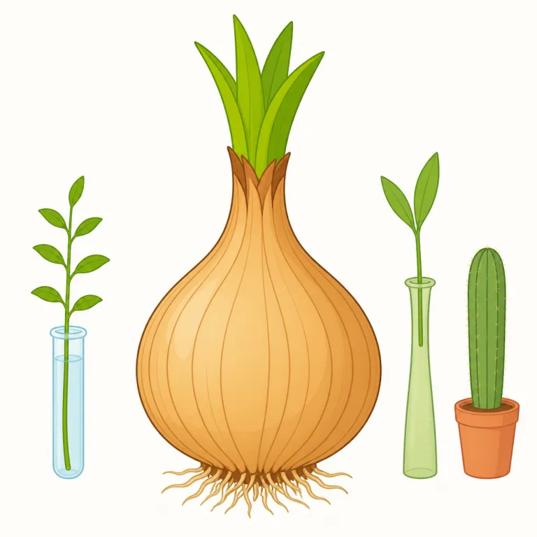 bulbous（球根状の・形容詞）の覚え方イラスト — bulb を知っていれば覚えやすい