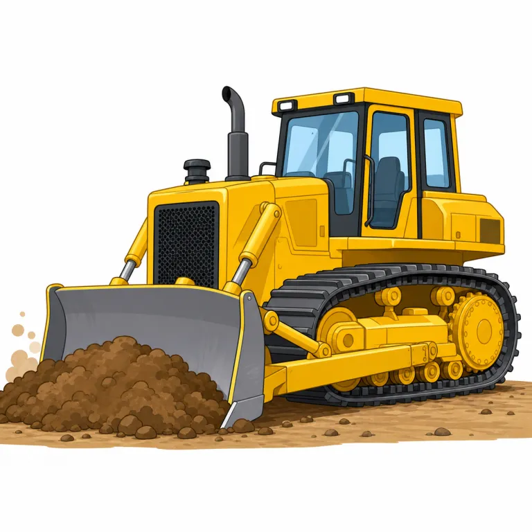 bulldozerの覚え方イラスト