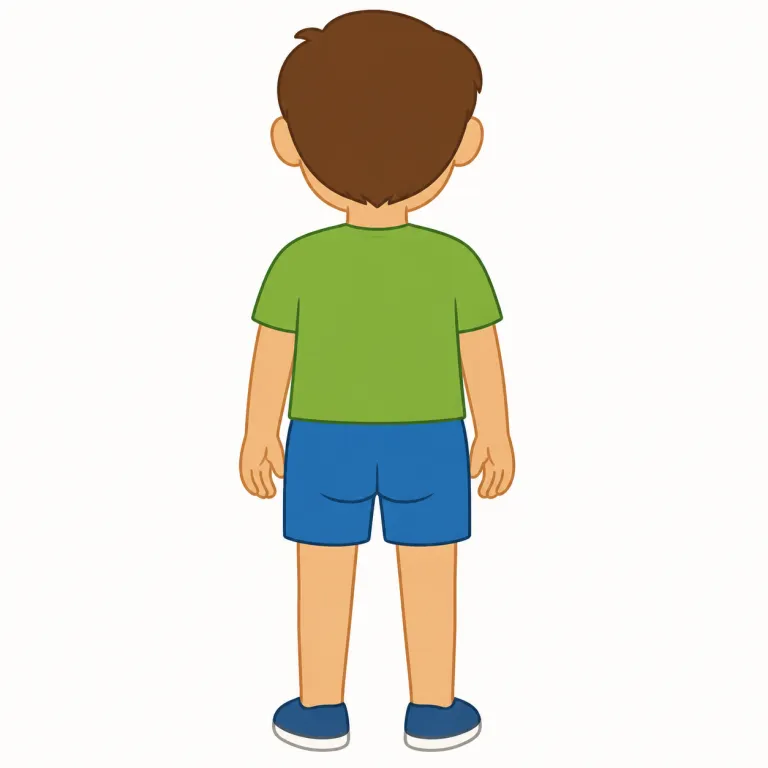 bum（浮浪者、怠け者・名詞）の覚え方イラスト — bum は「お尻」を表すかなりくだけた語