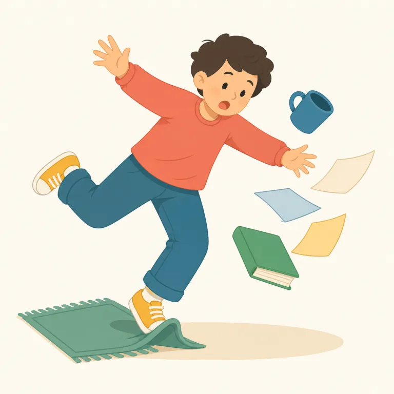 bumbling（不器用な、どじな・形容詞）の覚え方イラスト — まず clumsy を知っていれば近い語として覚えやすいです
