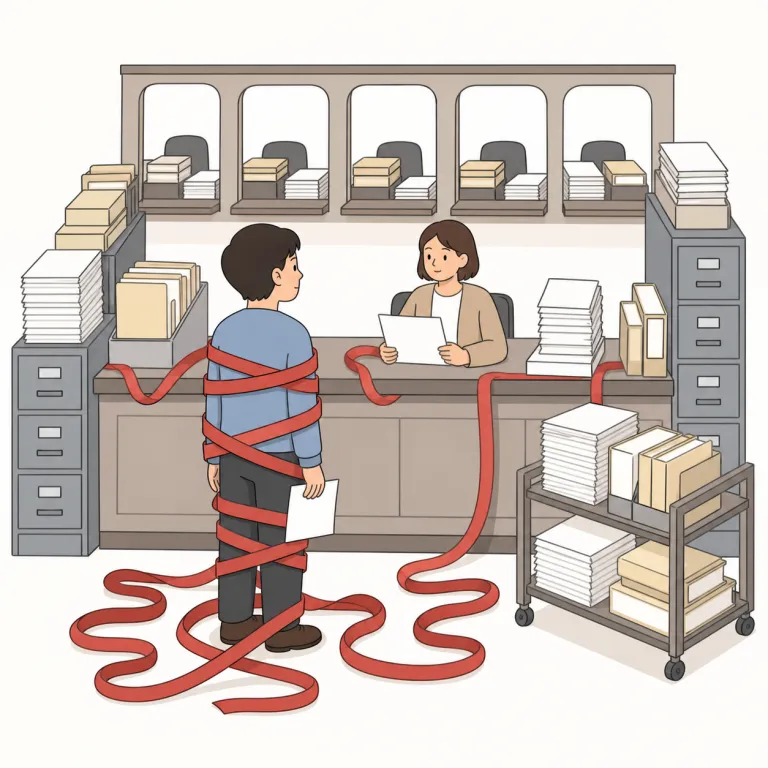 bureaucraticの覚え方イラスト