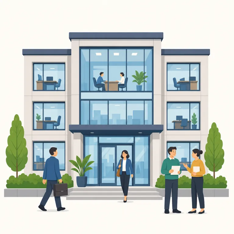 business（会社・noun）の覚え方イラスト