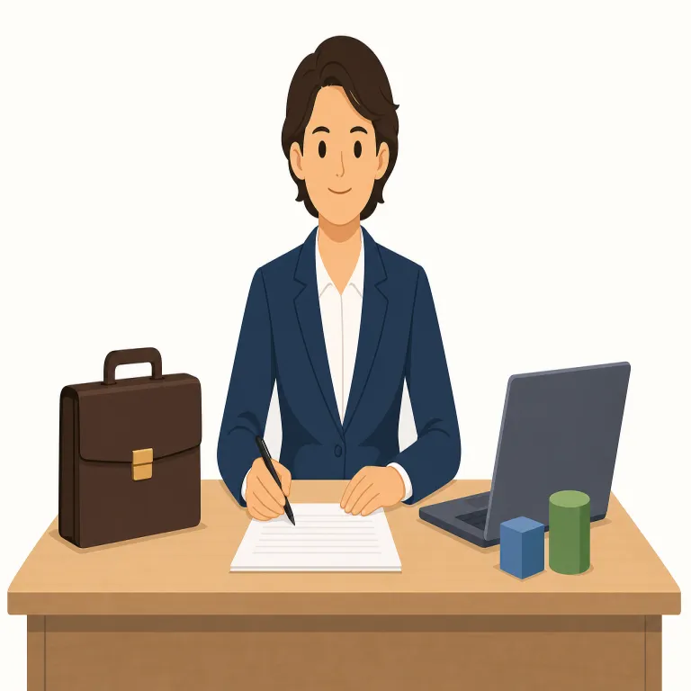 businesspersonの覚え方イラスト