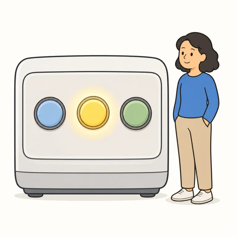 by default（デフォルトで・イディオム）の覚え方イラスト — default はPCやスマホの設定画面と結びつけて覚えると定着しやすい語です