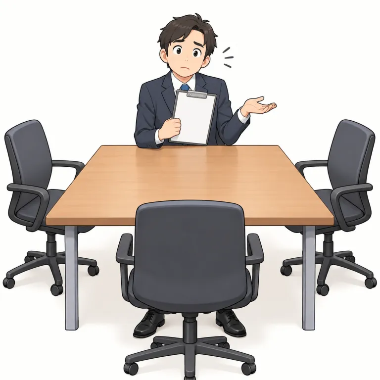 by default（成り行きで・idiom）の覚え方イラスト