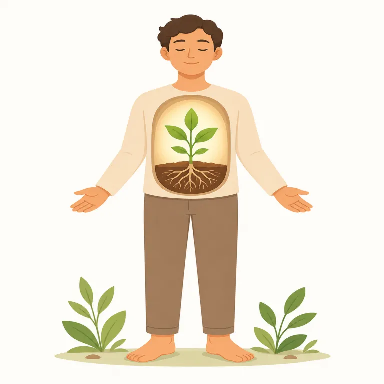 by nature（生まれつき・イディオム）の覚え方イラスト — by nature の nature は、森や動物ではなく「生まれ持った性質・性格」と考えます
