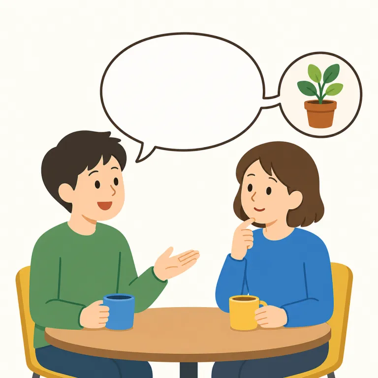 by the way（ところで・イディオム）の覚え方イラスト — これは by the way の「ちなみに」という補足の基本義とは別に、会話の流れを切り替えて別件を持ち出す用法です