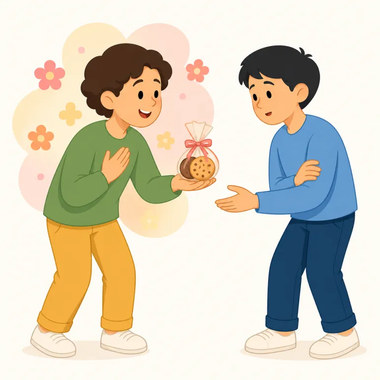 cajole（おだてる、甘言で誘う・動詞）の覚え方イラスト — cajole は、理屈で convince / persuade するのでなく、やさしい言葉やお世辞で相手をその気にさせて動かす語