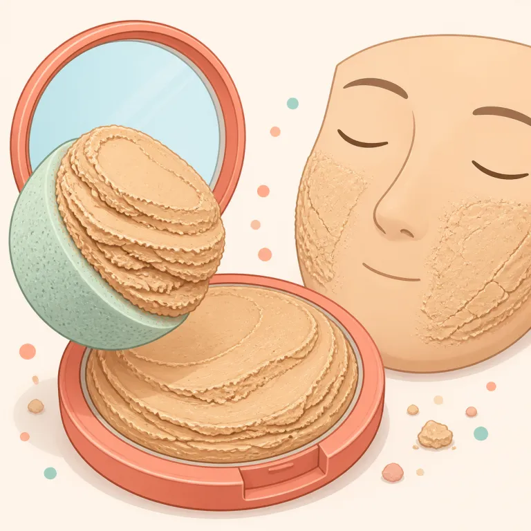 cakey（厚塗りの、ケーキ状の・形容詞）の覚え方イラスト — cake を知っていれば、「ケーキみたいに重く、もったり」の感覚で覚えやすい