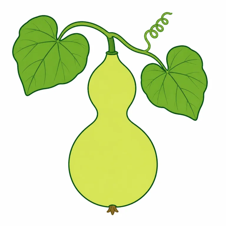 calabash（ひょうたん・noun）の覚え方イラスト