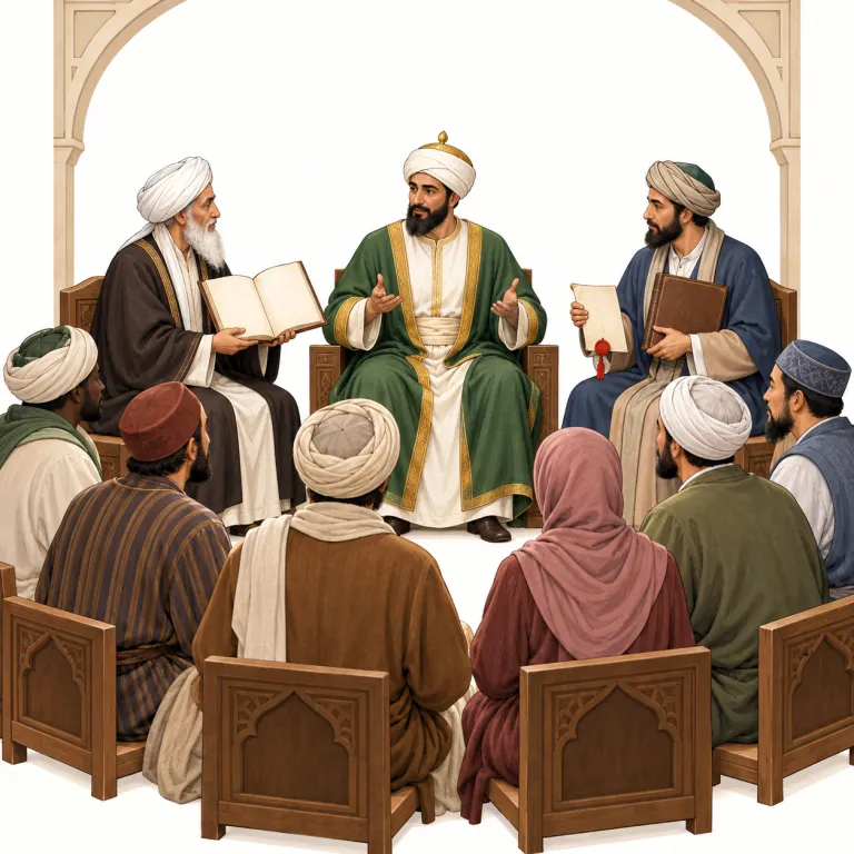caliphate（カリフ制・noun）の覚え方イラスト