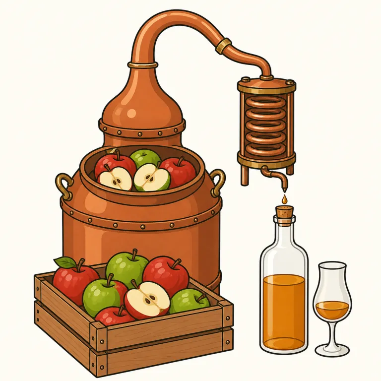 calvados（カルバドス・noun）の覚え方イラスト