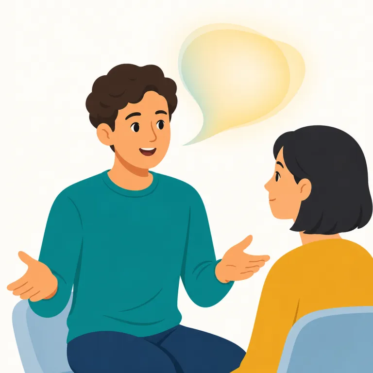 candid（率直な・形容詞）の覚え方イラスト — candid は、人の発言や態度について「隠さずはっきり言う」と覚えます
