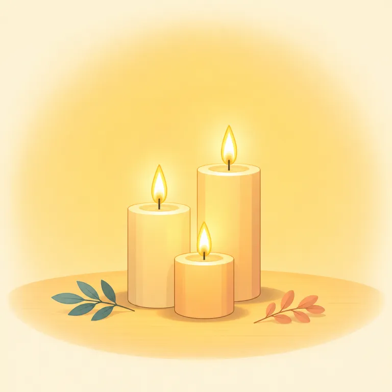 candlelight（キャンドルライト・名詞）の覚え方イラスト — `candle + light` のそのままの複合語なので、まず形で覚えるのが近道です