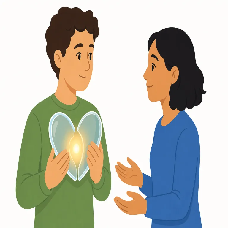 candor（率直さ・名詞）の覚え方イラスト
