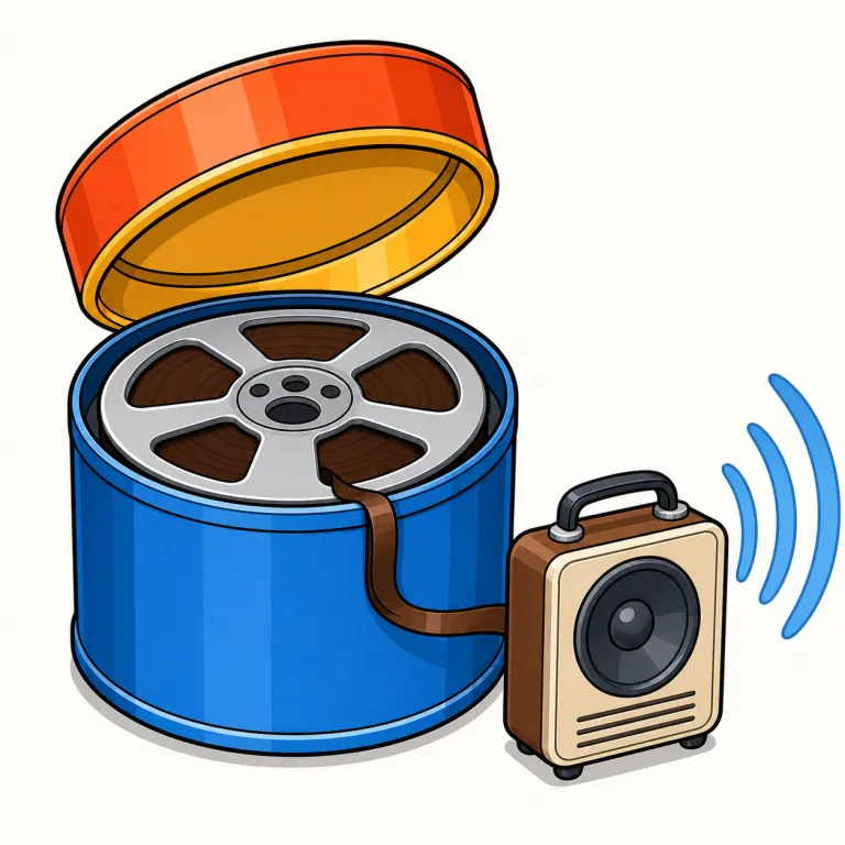 canned（録音済みの、既製の・adjective）の覚え方イラスト