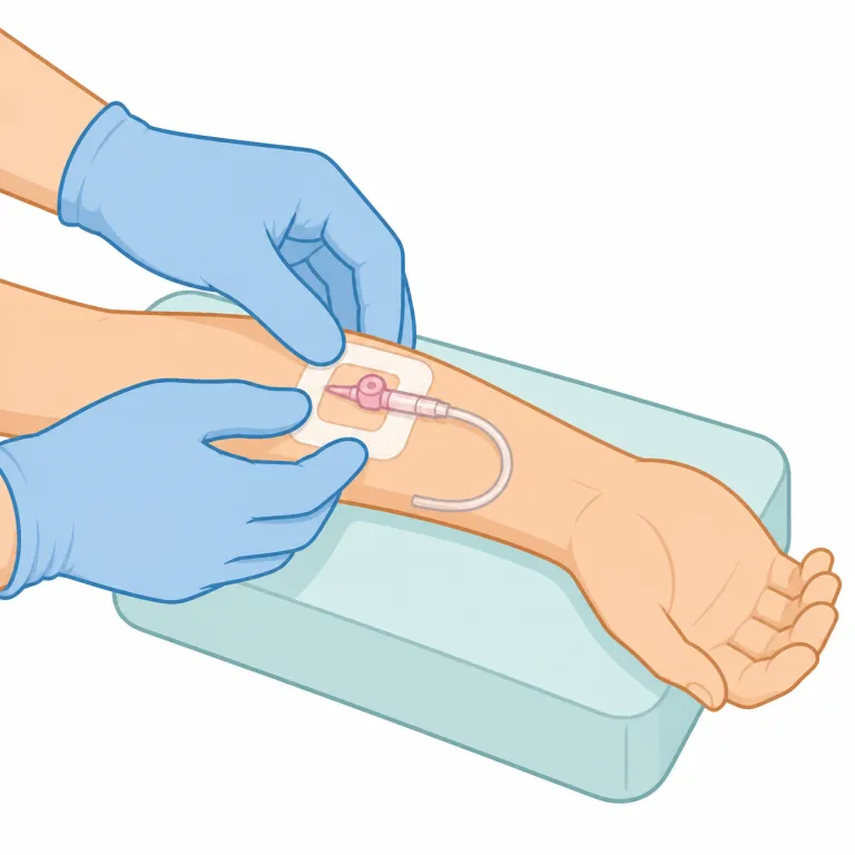 cannula（カニューレ・noun）の覚え方イラスト