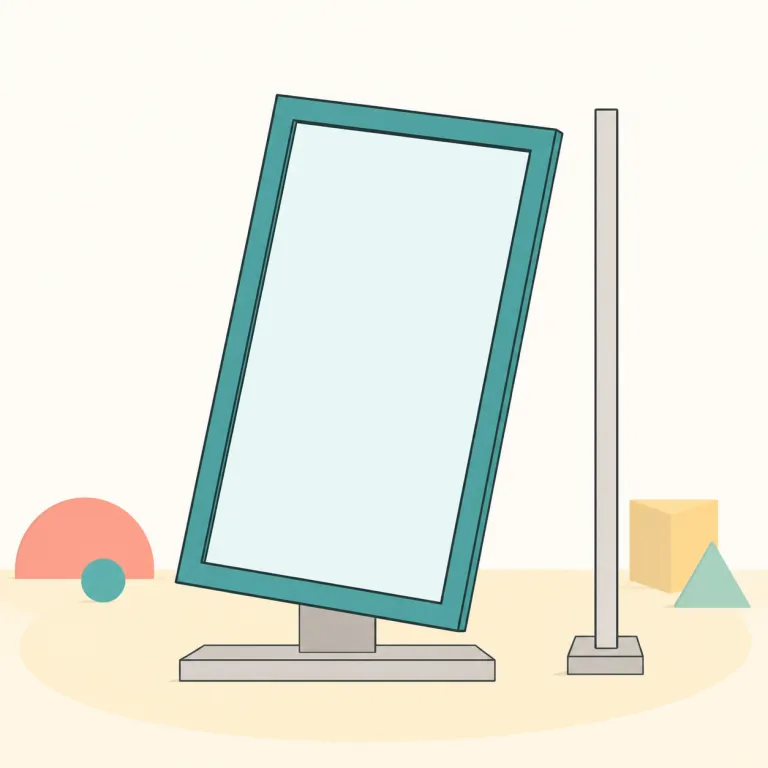 canted（斜めの・形容詞）の覚え方イラスト — canted は tilted や slanted に近い語として覚えると整理しやすいです