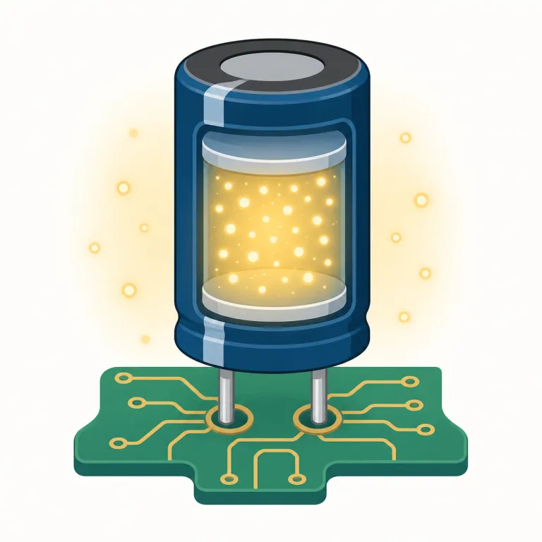 capacitorの覚え方イラスト