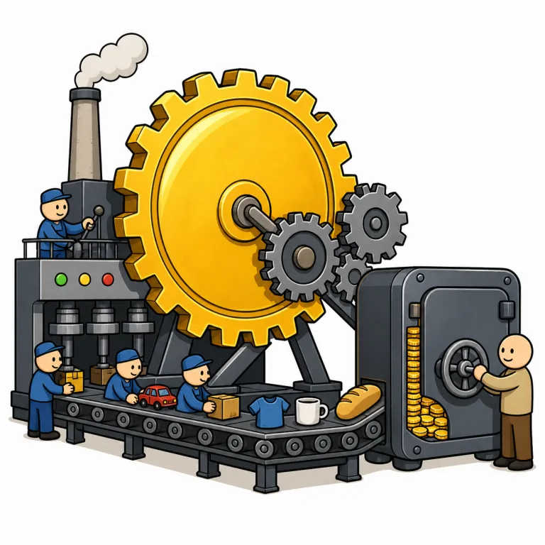 capitalist（資本主義の・adjective）の覚え方イラスト