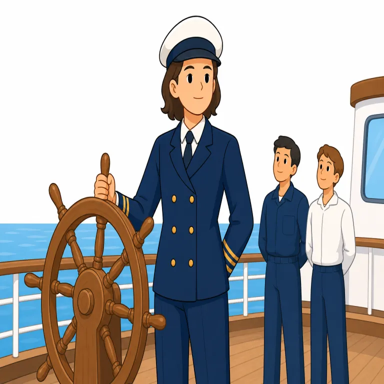 captaincy（船長職、大尉職・noun）の覚え方イラスト