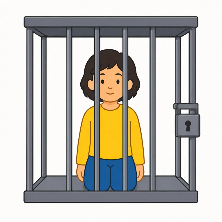 captive（捕虜・名詞）の覚え方イラスト — 名詞の captive は「捕らわれている当人」を数える語です