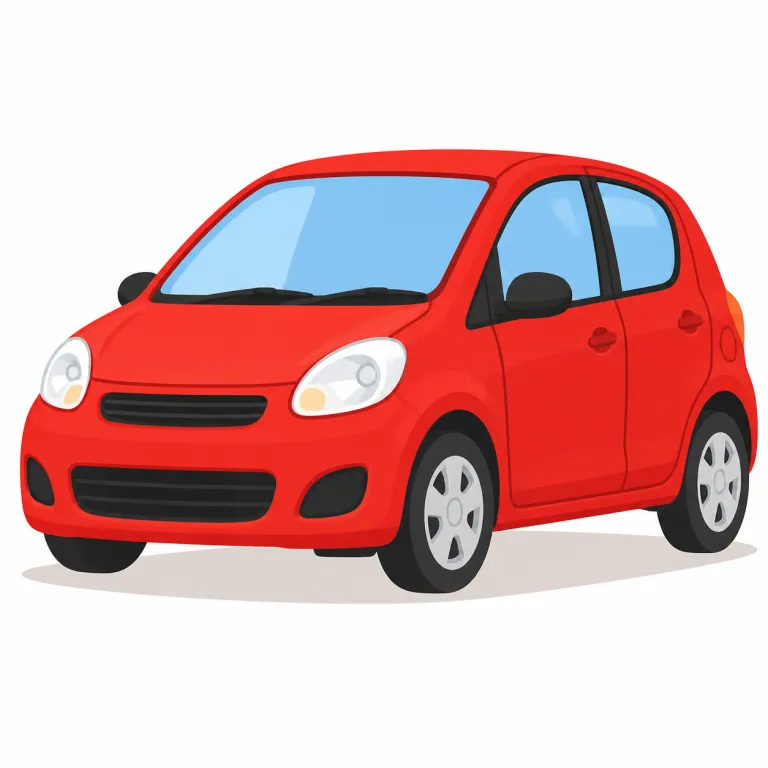 car（車・名詞）の覚え方イラスト — まず「道路を走る、個人が使う乗り物の基本語」として固定すると覚えやすいです