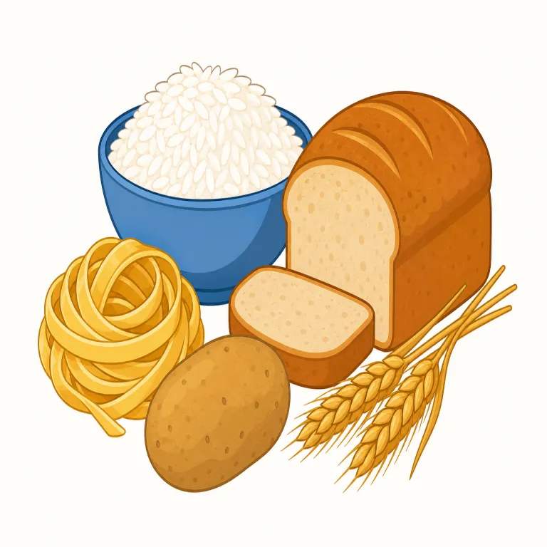 carbohydrate（炭水化物・名詞）の覚え方イラスト — まずは日常でよく見る省略形 carb を押さえると覚えやすいです