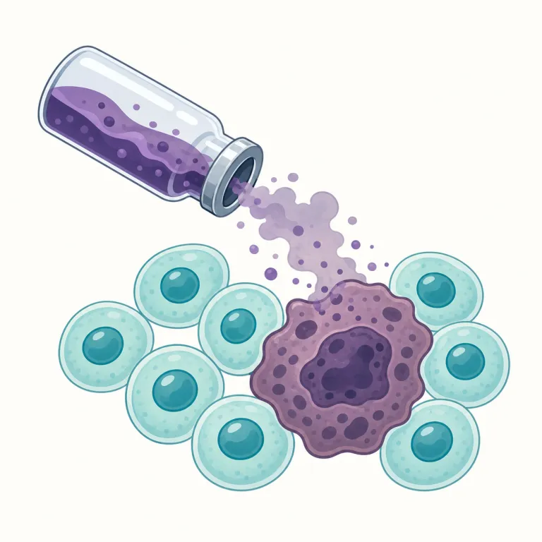carcinogen（発がん性物質・名詞）の覚え方イラスト — 覚えるときは carcinogenic（発がん性の）とセットにすると定着しやすいです
